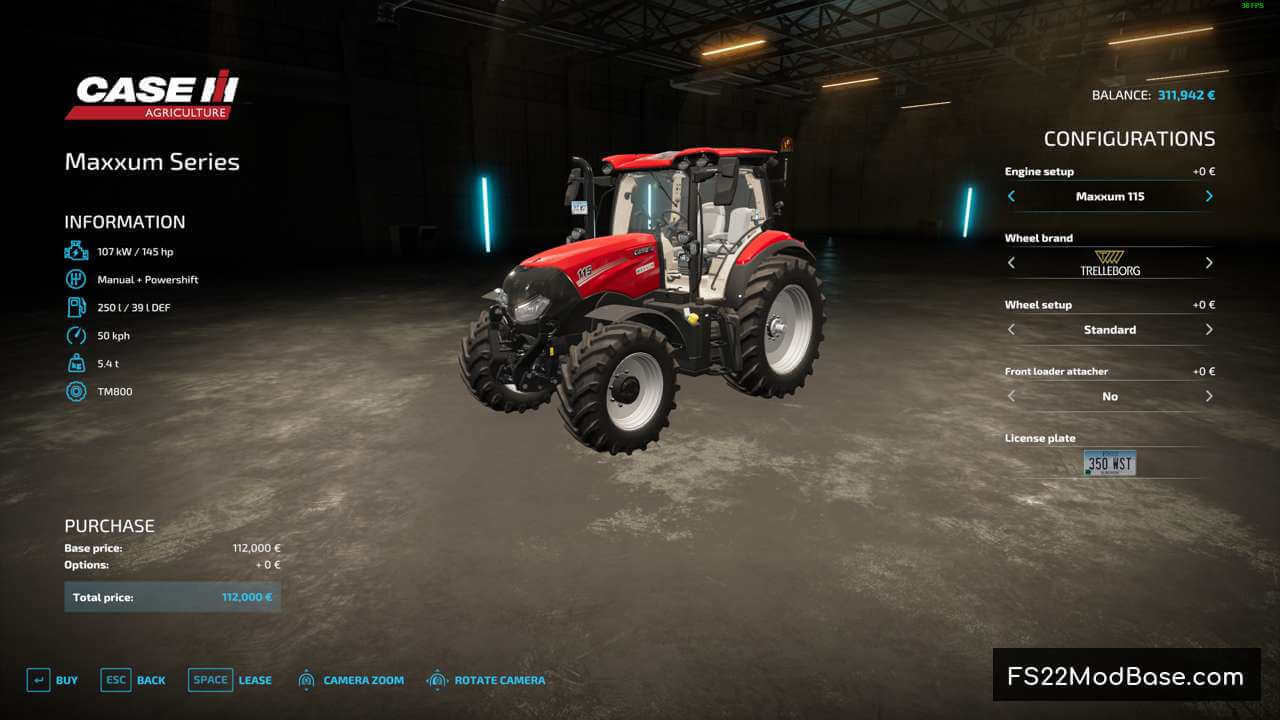 Case IH Maxxum series