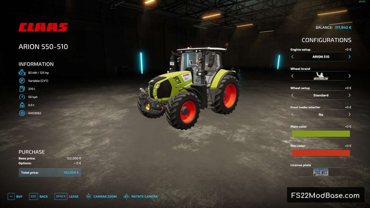 Claas Arion 550-510