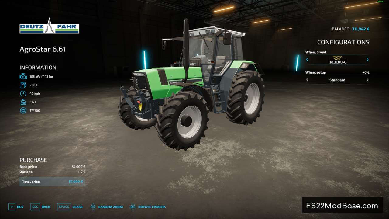 Deutz Agrostar 661 Farming Simulator 22 Mod Ls22 Mod Fs22 Mod 0561