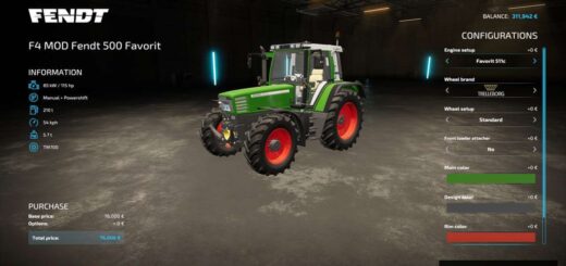 F4 MOD Fendt 500 Favorit