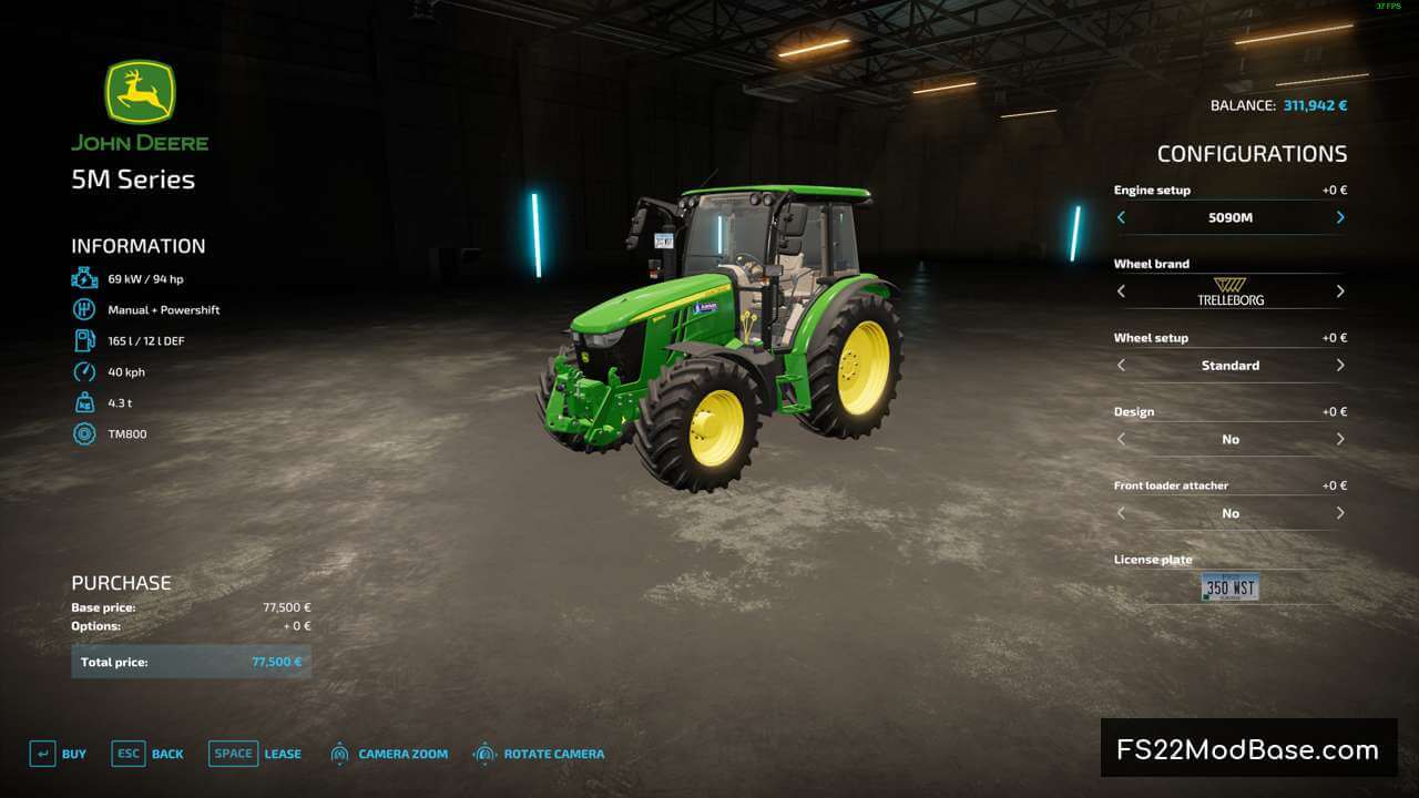 FarmCon22 - John Deere 5M Series