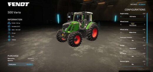 Fendt 500 Vario Gen 3