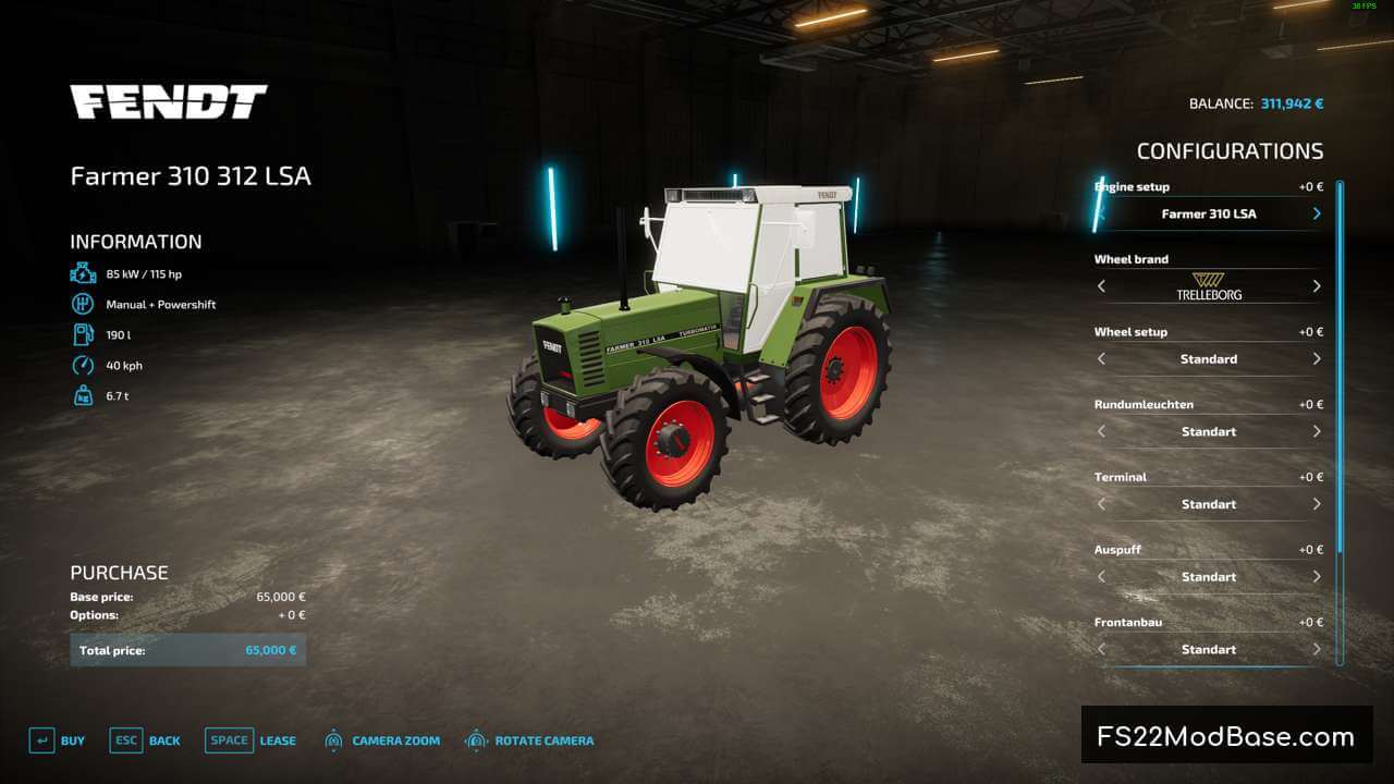 Fendt Farmer 310-312 LSA Turbomatik