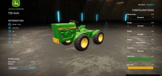 John Deere 110 4x4