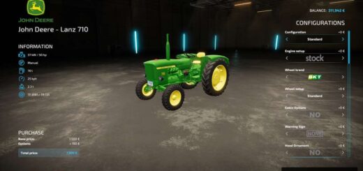 John Deere - Lanz 710