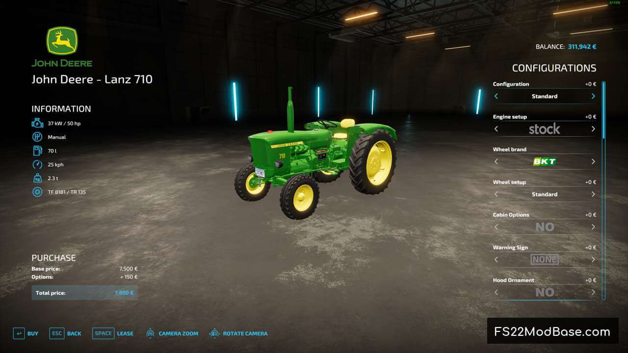 John Deere - Lanz 710