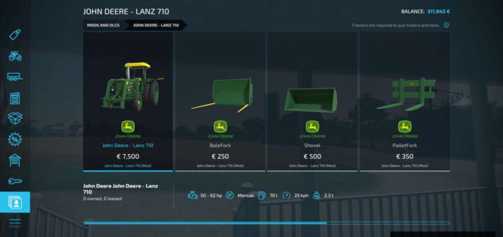 John Deere - Lanz 710