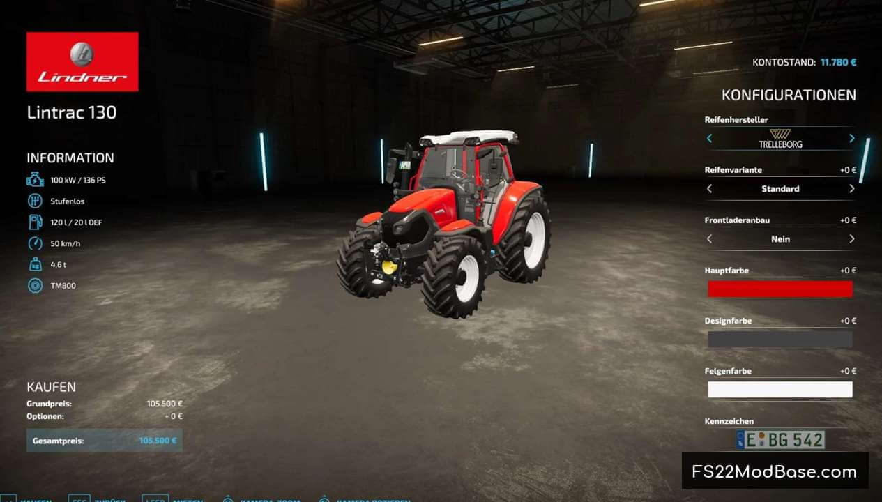 Lindner Lintrac 130 edit