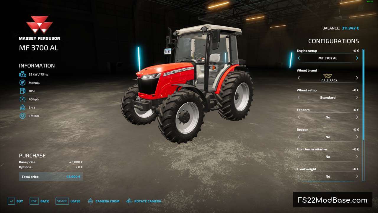 Massey Ferguson 3700 AL