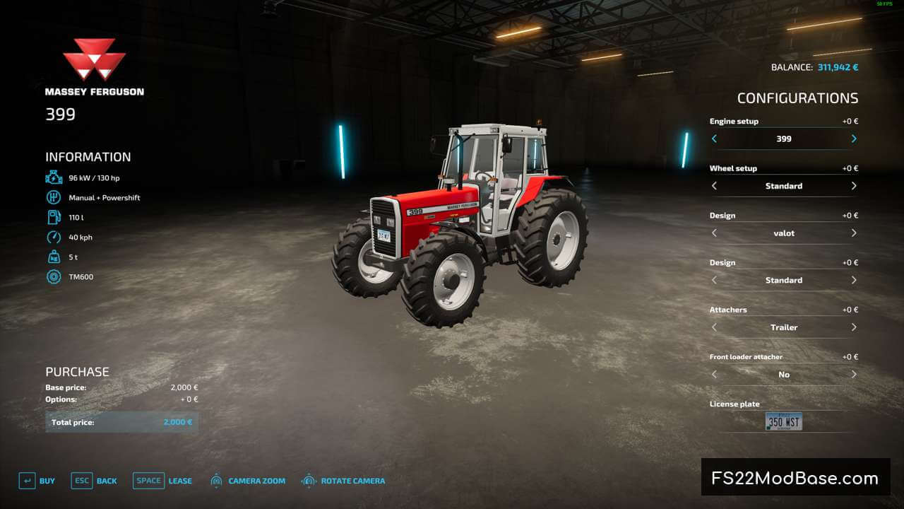 Massey Ferguson 399