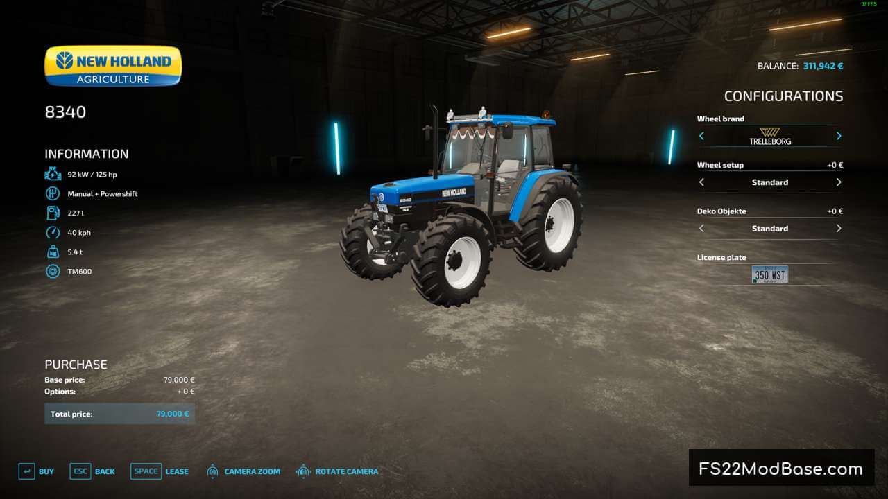 New Holland 8340