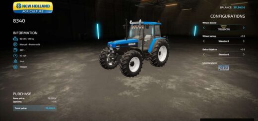 New Holland 8340