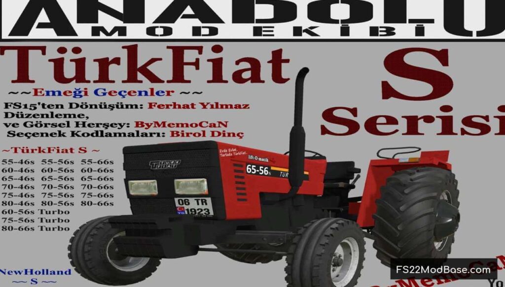 Turk Fiat S Serisi - Farming Simulator 22 Mod | LS22 Mod | FS22 Mod