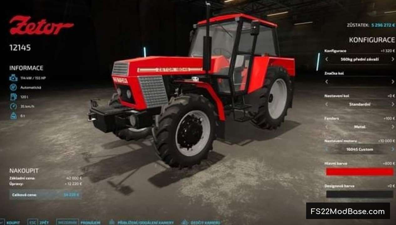 Zetor 12045 and 16145 Pack