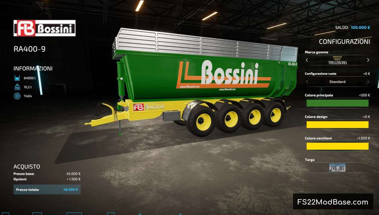 Bossini RA 400-9