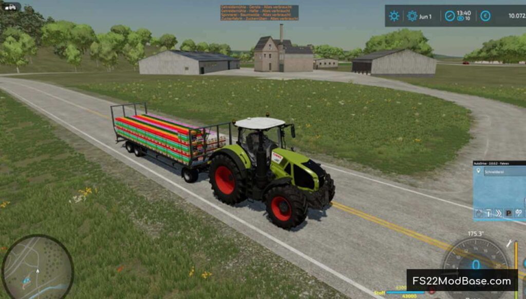 Farmtech Dpw 1800 Autoload Farming Simulator 22 Mod Ls22 Mod Fs22 Mod 0578