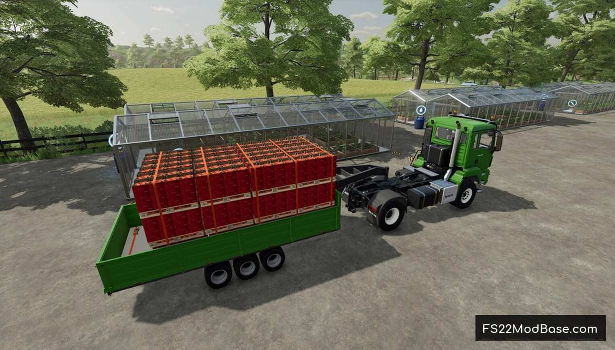 Goose Neck Pallet Trailer Autoload