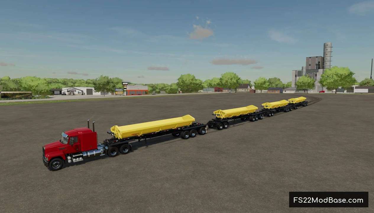 Side Dump Road Train