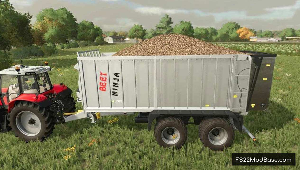 Trailer With Beet Cutter