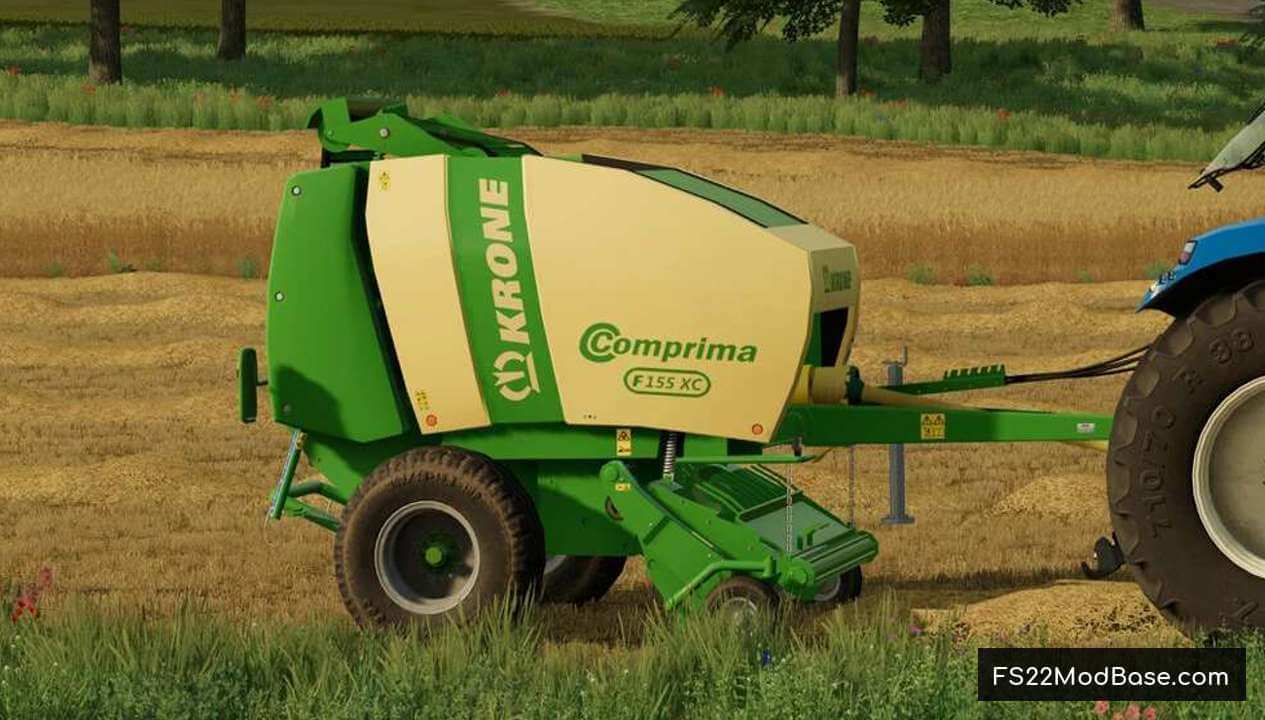 Krone Comprima F155 Xc Farming Simulator 22 Mod Ls22 Mod Fs22 Mod 0415