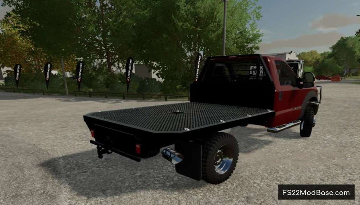 F550 FlatBed Truck