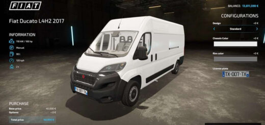 Fiat Ducato L4H2 2017