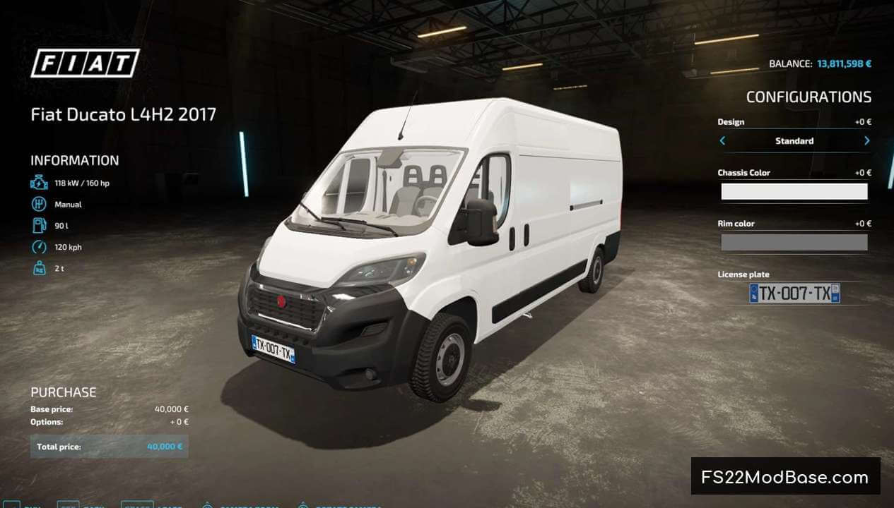 Fiat Ducato L4H2 2017