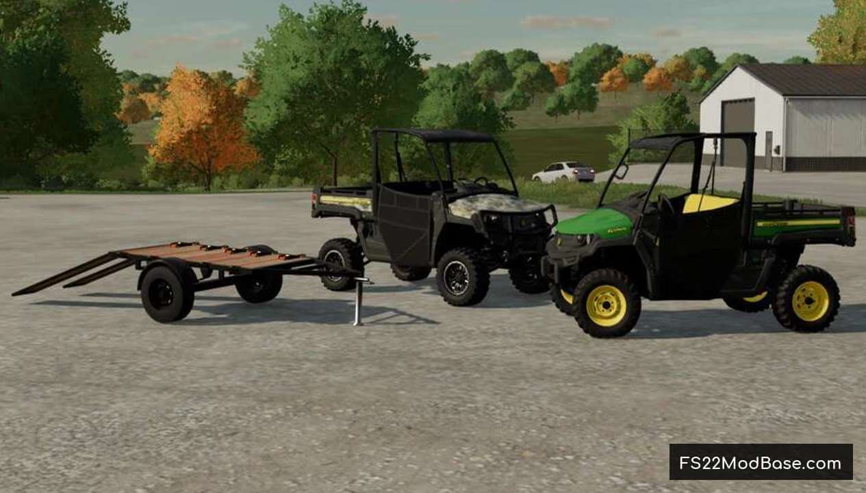 John Deere XUV865E And Cargo Cart