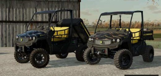 John Deere XUV865E And Cargo Cart