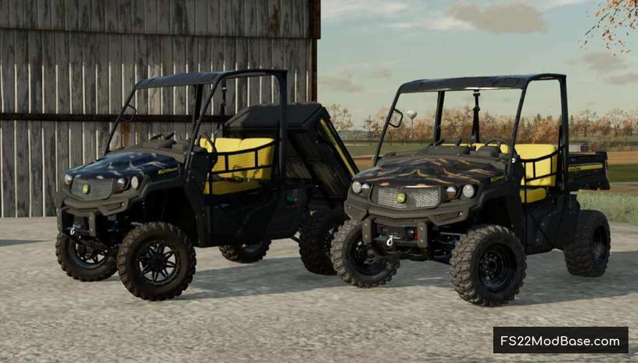 John Deere XUV865E And Cargo Cart