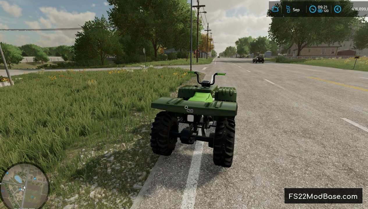 Lizard Quad Bear 350 4x4 Farming Simulator 22 Mod Ls22 Mod Fs22 Mod 3231