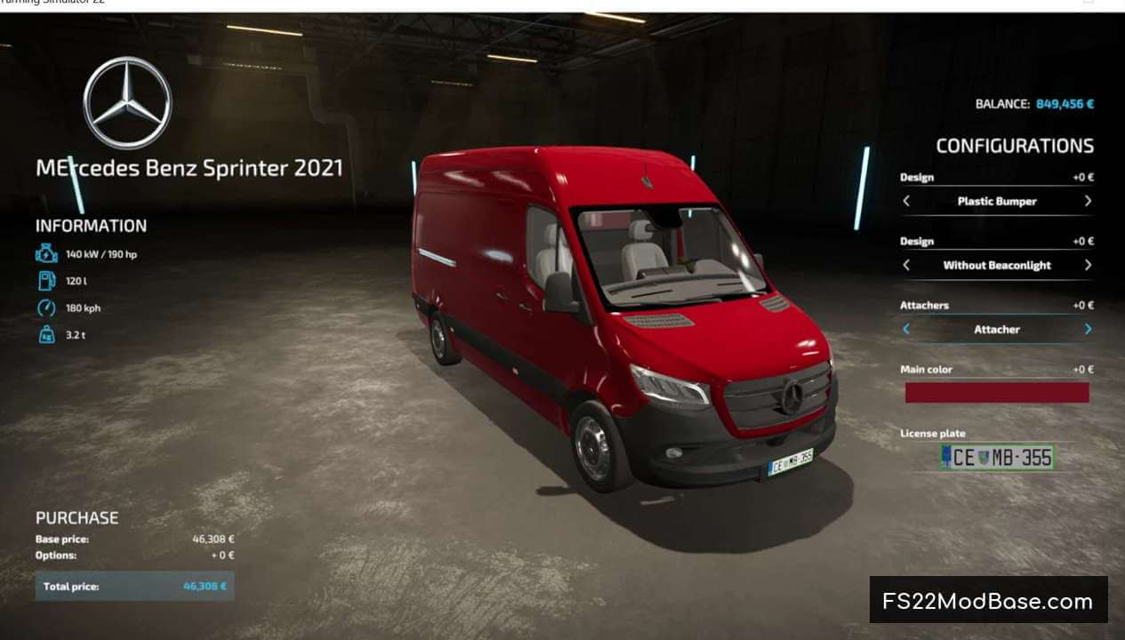 Mercedes Benz Sprinter 2021