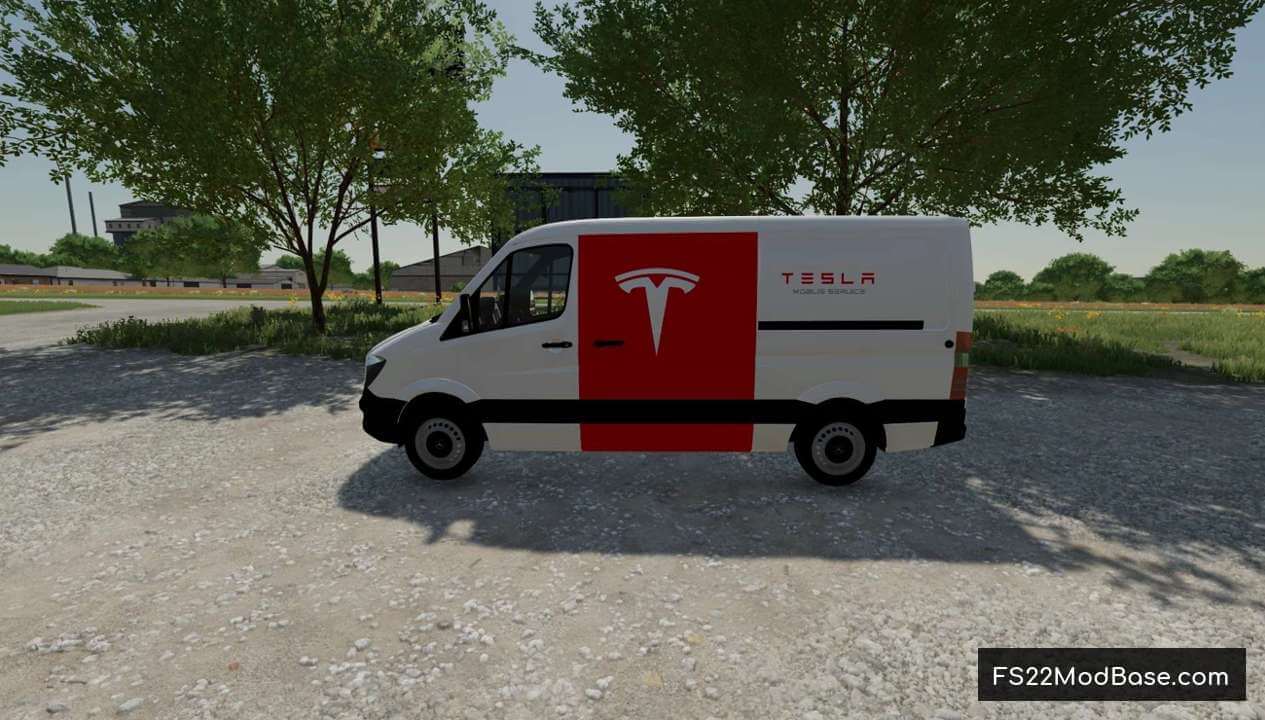 Mercedes Benz Sprinter-Tesla Service Van