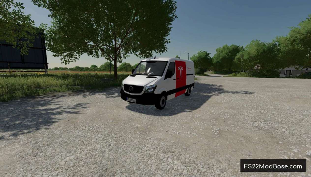 Mercedes Benz Sprinter-Tesla Service Van