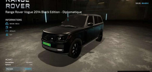 Range Rover Vogue 2014 Black Edition-Diplomatique