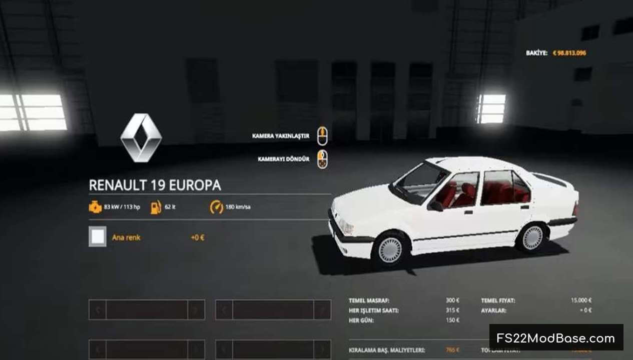 Renault 19 Europa