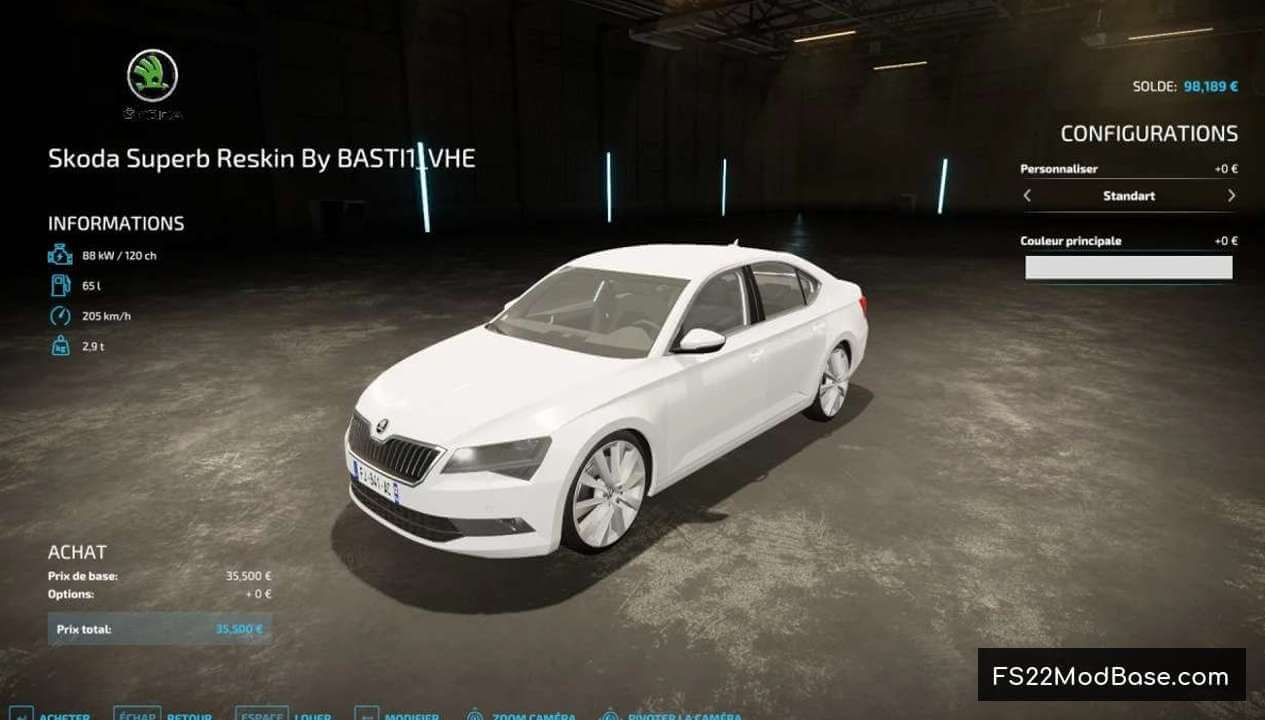 Skoda Superb Reskin By BASTI_VHE