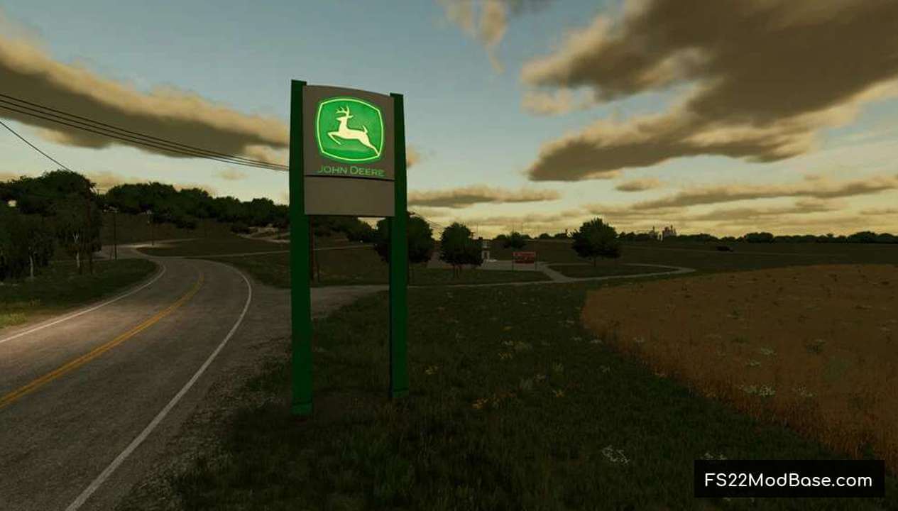 John Deere Dealer Sign