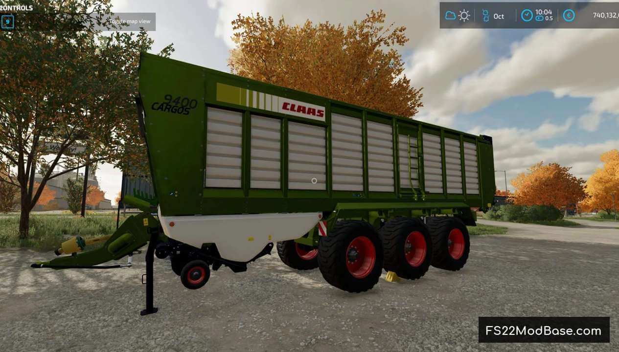 Claas Cargos 9400 9600 Farming Simulator 22 Mod Ls22 Mod Fs22 Mod 8313