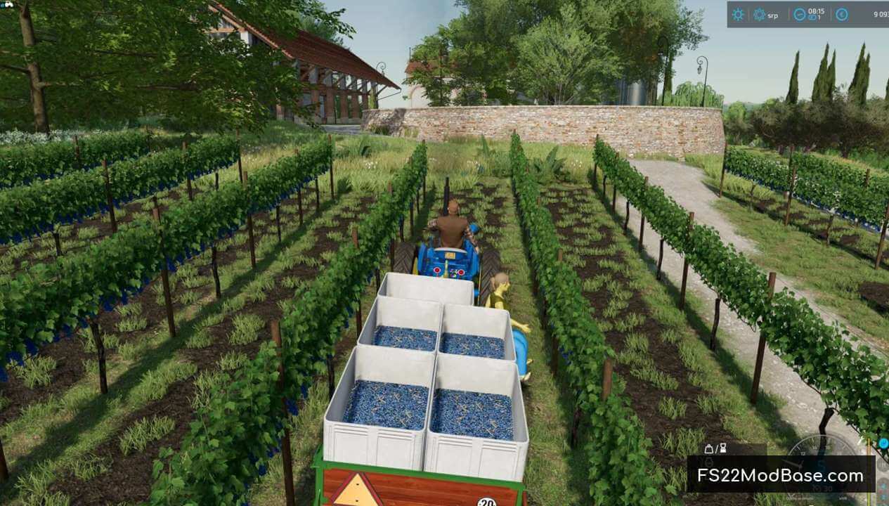 Hand Vine Harvest Trailer