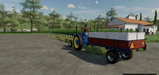 Hand Vine Harvest Trailer