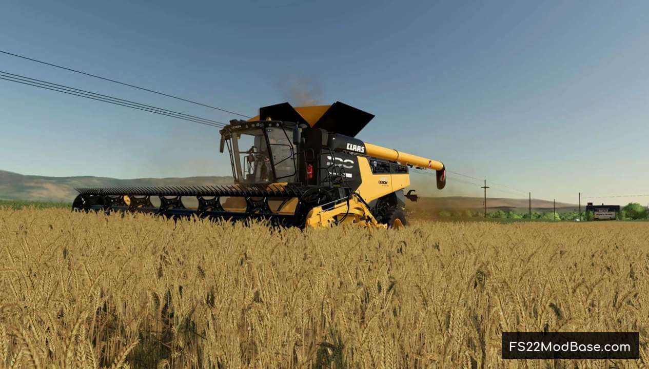 Claas Lexion 890 and Headers Pack