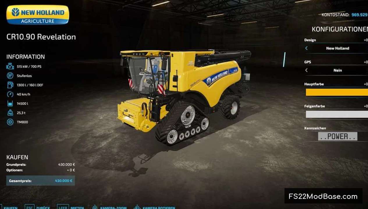 New Holland CR 10-90 Revelation