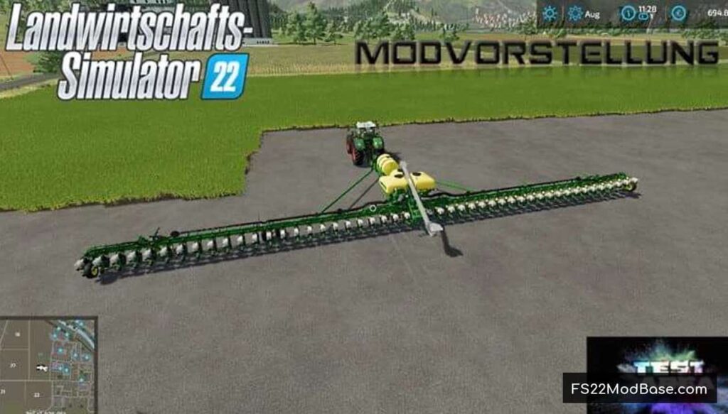 John Deere Db120 Farming Simulator 22 Mod Ls22 Mod Fs22 Mod 2371