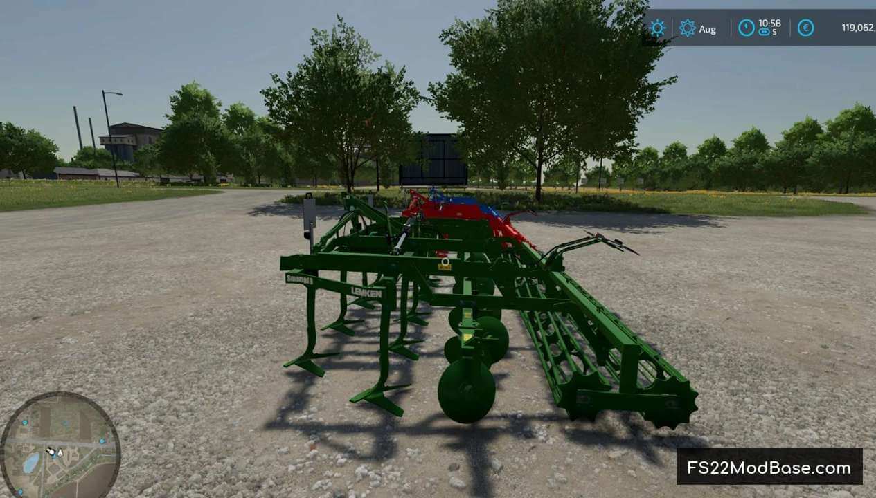 Cultivator with plow function