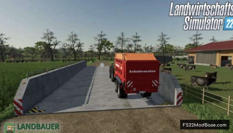 Bunker Silo Farming Simulator 22 Mod Ls22 Mod Fs22 Mod 9768