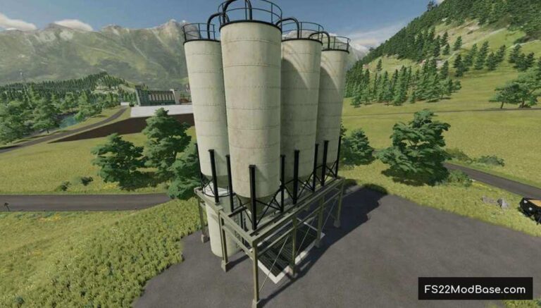 Large Multifruit Grain Silo Farming Simulator 22 Mod Ls22 Mod Fs22 Mod 7411