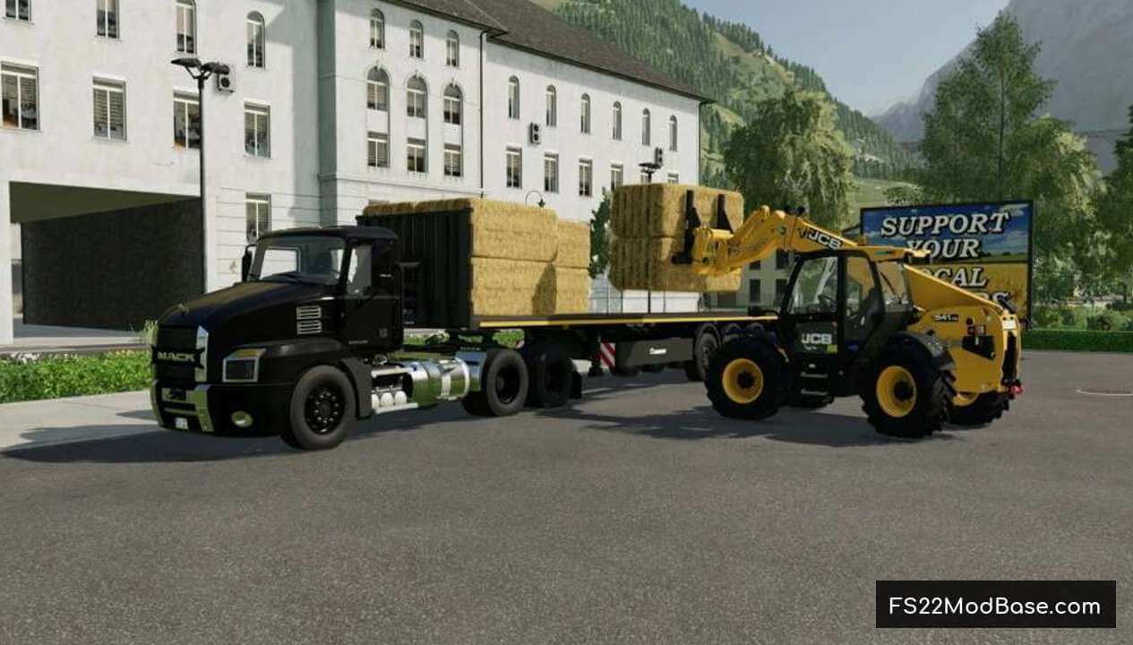 Krone Flatbed Semitrailer