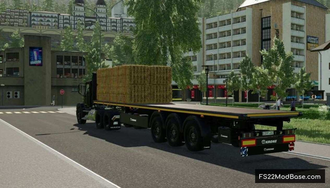 Krone Flatbed Semitrailer