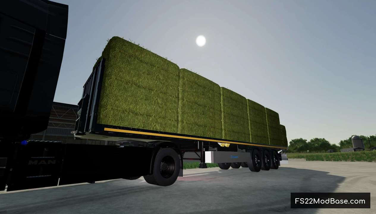 Krone Flatbed Trailer